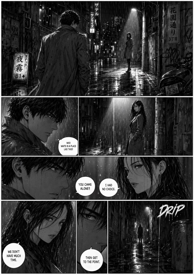Rainy Noir Manga Alley Page
